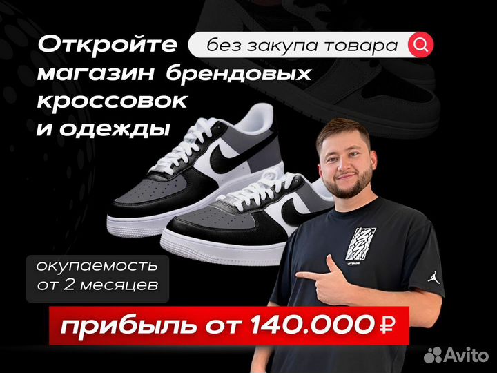 Прибыльная франшиза в рассрочку. Магазин одежды и