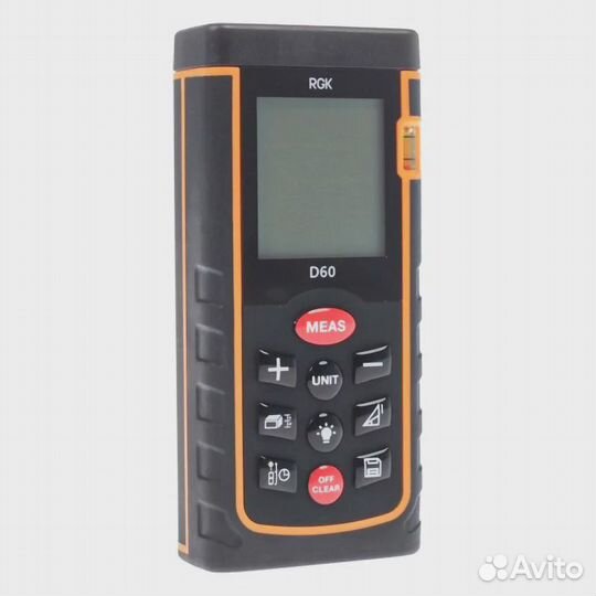 Лазерный дальномер RGK D60, 4610011870613