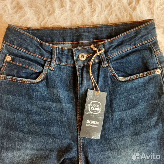 Джинсы для девочки новые р.158