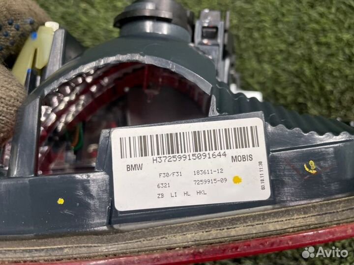 Фонарь задний левый Bmw 3 F30 N20B20 2011