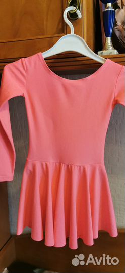 Купальник-платье для бальных танцев или гимнастики