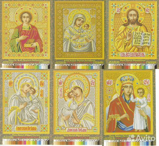 Схема вышивки Иконы