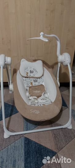 Детские электронные качели для новорожденных