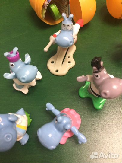 Игрушки из киндера бегемотики. Полная коллекция