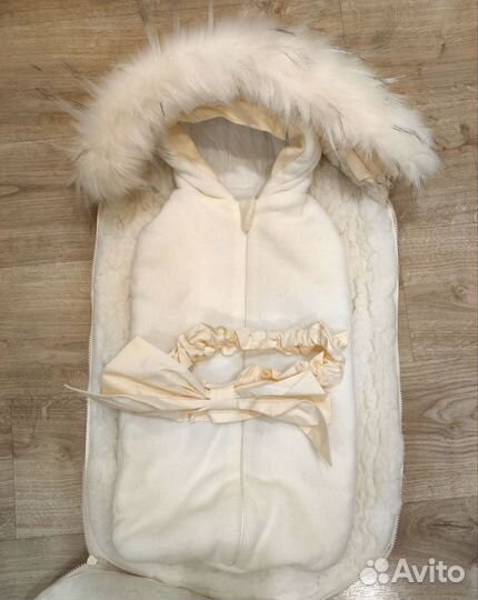 Зимний конверт для новорожденных