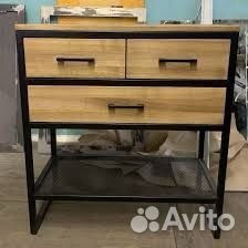 Комод. Лофт стиль металичесский капкас