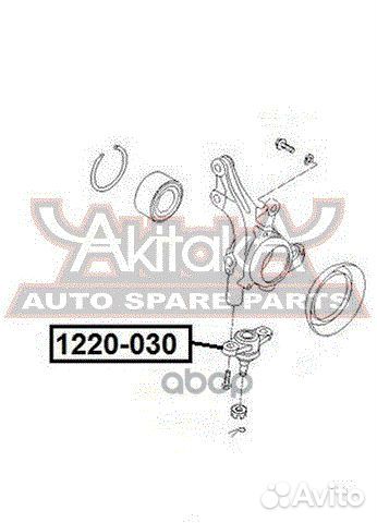 Опора шаровая 1220030 asva