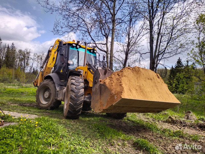 Услуги экскаватора-погрузчика JCB 4CX (гидромолот)