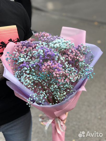 Букеты из гипсофилы