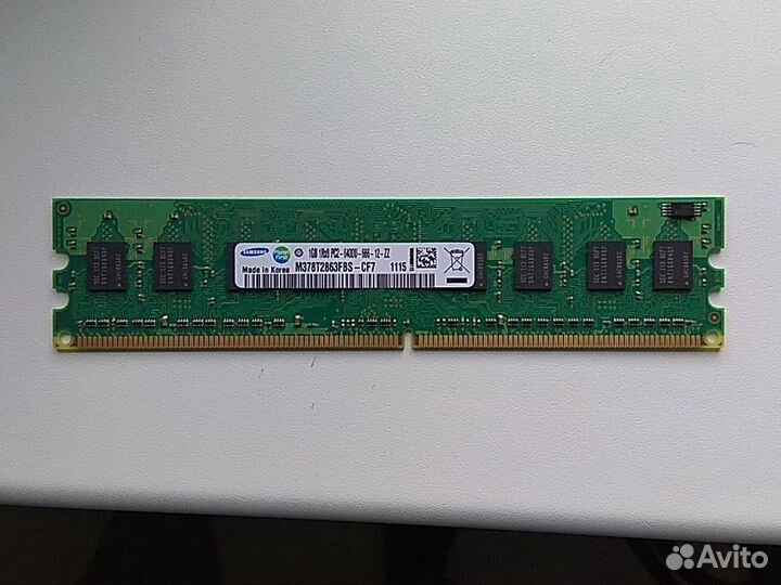 Оперативная память DDR2, 1гб