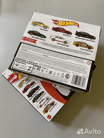 Hot Wheels Japan 6-pack набор моделей