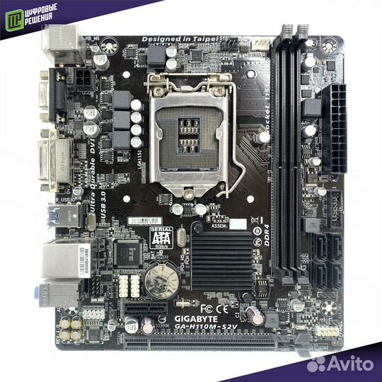 1151 Материнская плата GigaByte GA-H110M-S2V