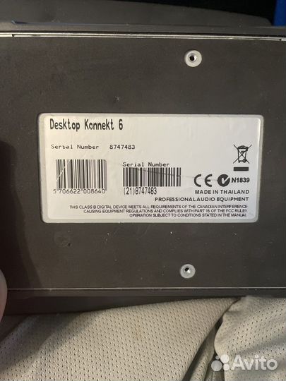 Внешняя звуковая карта tc electronic connect 6