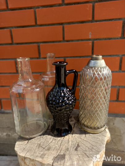 Графин граненый стеклянный СССР