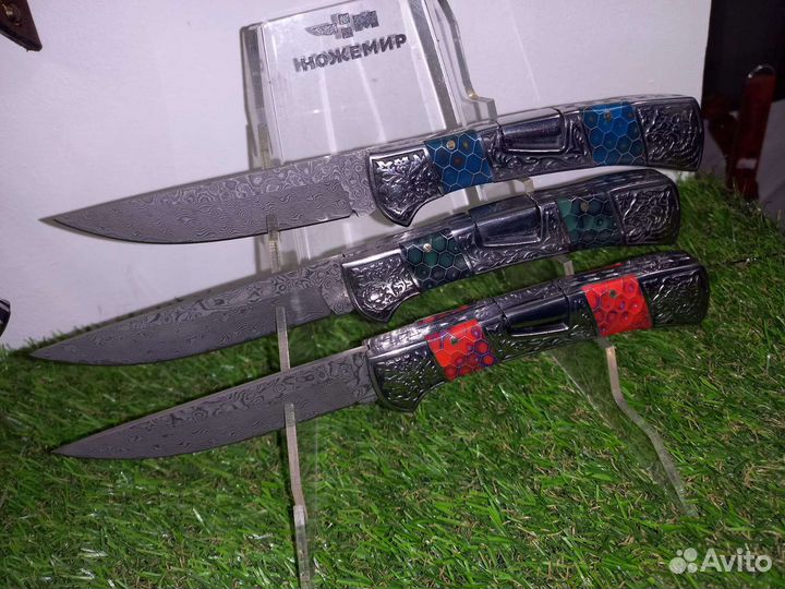 Нож с Фосфорной рукояткой