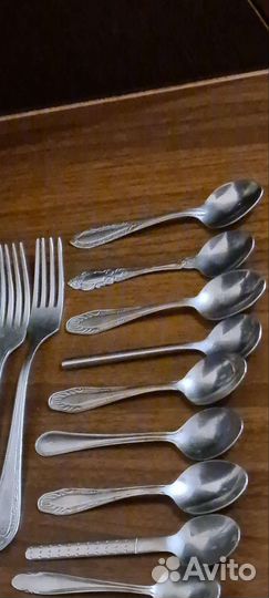 Вилки, ложки СССР Нерж