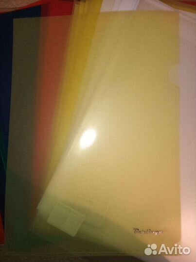 Папка уголок А4, новые, плотные