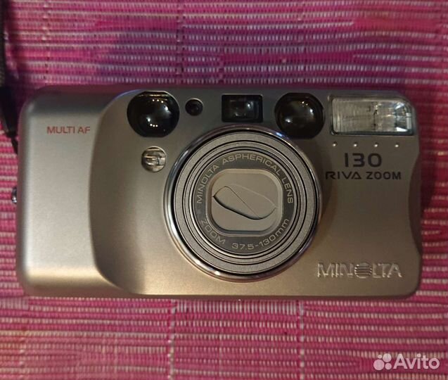 Minolta 130 Riva Zoom, плёночный фотоаппарат