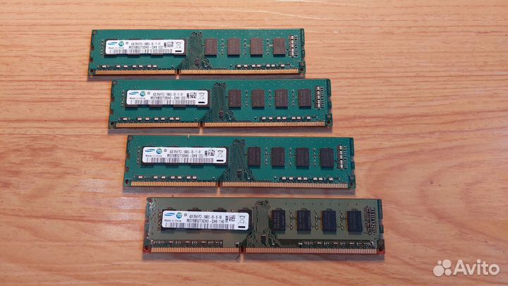 Оперативная память DDR3 Samsung 4Gb (4 шт.)