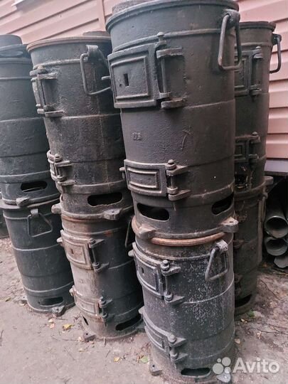 Буржуйка печь СССР чугун офицерская