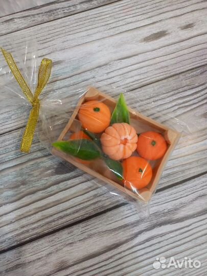 Мандарин мыло ручной работы