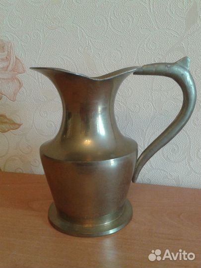 Кувшин латунный 14 см.Германия 70-х годов