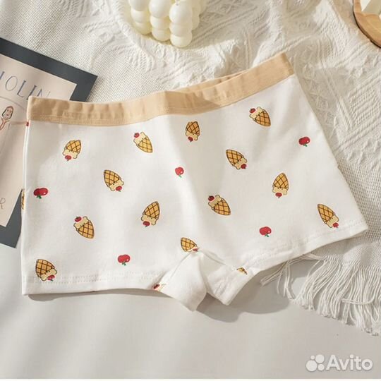 Детские трусы шортики набор для девочек хлопок
