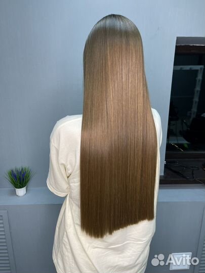 Кератиновое выпрямление