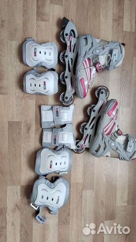 Детские ролики и защита размеры 33-36, 40-41