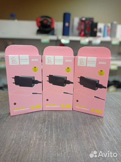 Зарядное устройство denmen DC01L 2.4A1USB