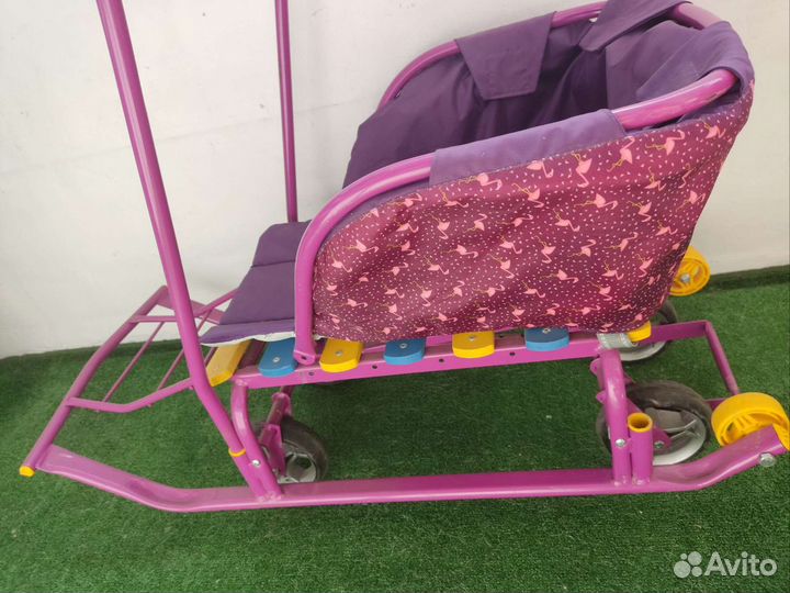 Детские санки коляска бу