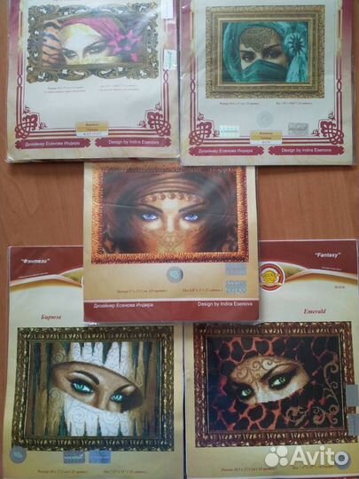 Наборы для вышивки крестом (25 штук)