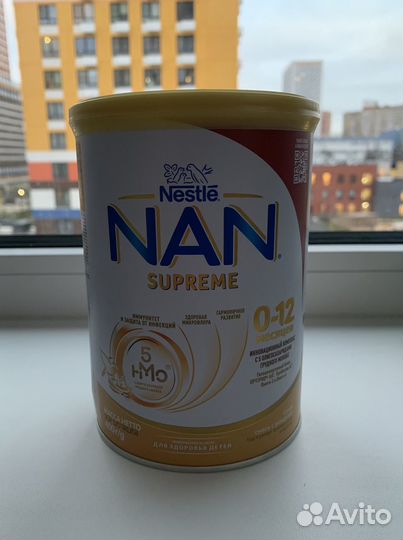 Смесь Nan supreme 0-12 400 гр