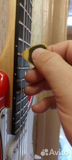 Squier MM Stratocaster Hard Tail red