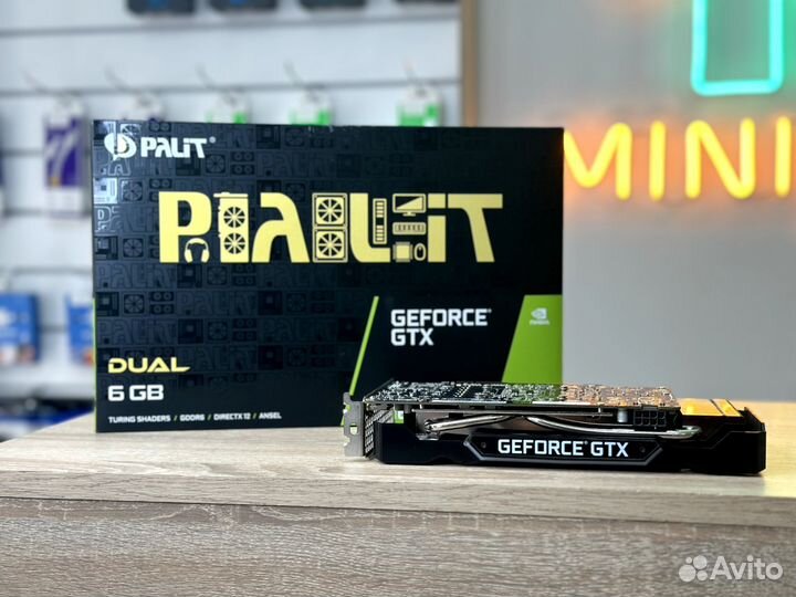 Видеокарта Palit GeForce GTX 1660 Ti Dual