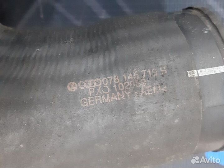 Патрубок интеркулера Audi Allroad C5 BES 2003