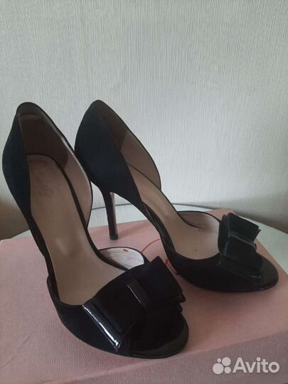 Туфли жен. 37р. (Кожа, лак)