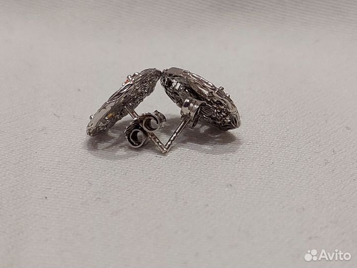 Серьги серебро 925 