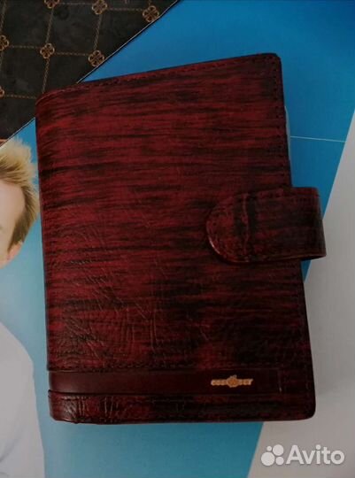 Мужское кожаное портмоне новое
