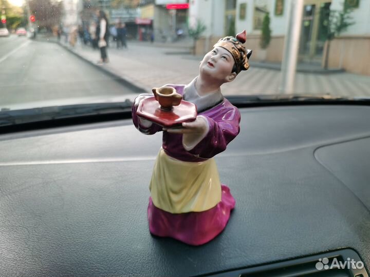 Фигурка Китаец с чашкой чая Китай 1950 год церемон