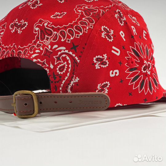 Кепка Supreme Bandana Camp Cap