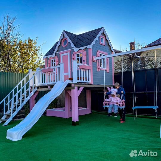 Детский домик на дачу. Домики для детей. домик из