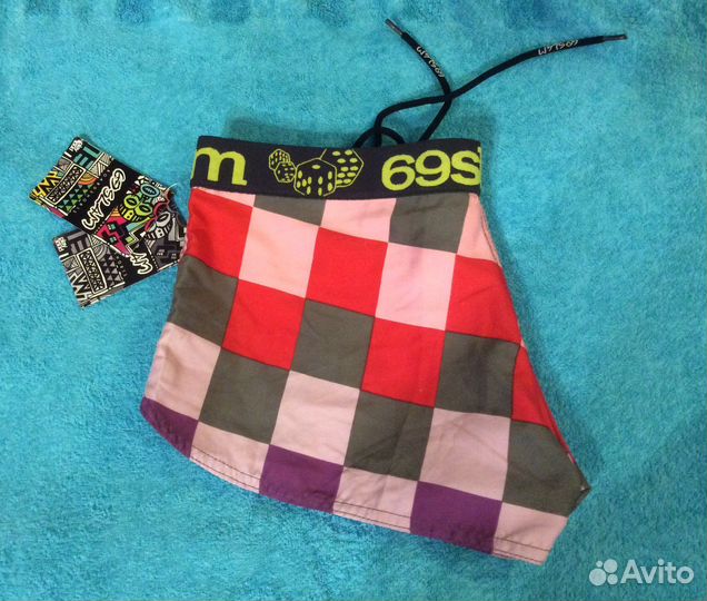 Бордшорты женские Slam69, плавательные шорты