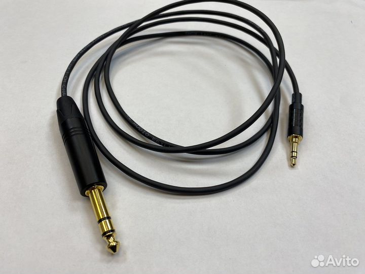 Кабель (переходник) jack 6.3 mm - jack 3,5 mm