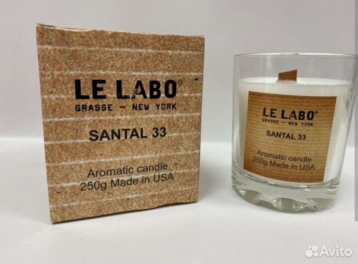 Парфюмерная свеча Le Labo Santal 33 250 ml
