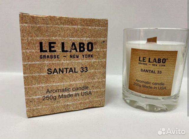 Парфюмерная свеча Le Labo Santal 33 250 ml