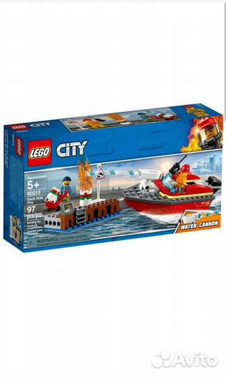 Конструктор Lego City 60213 Пожар в порту