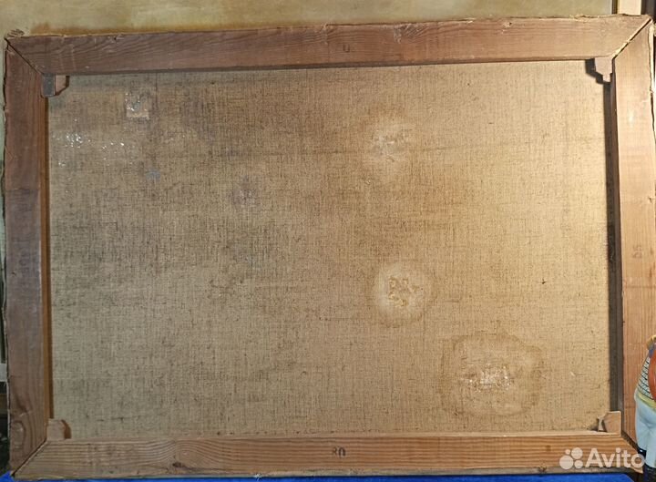 Заливной цветущий вересковый луг.Картина.Германия