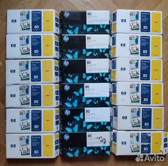 Печатающая головка HP 80 c4823a yellow