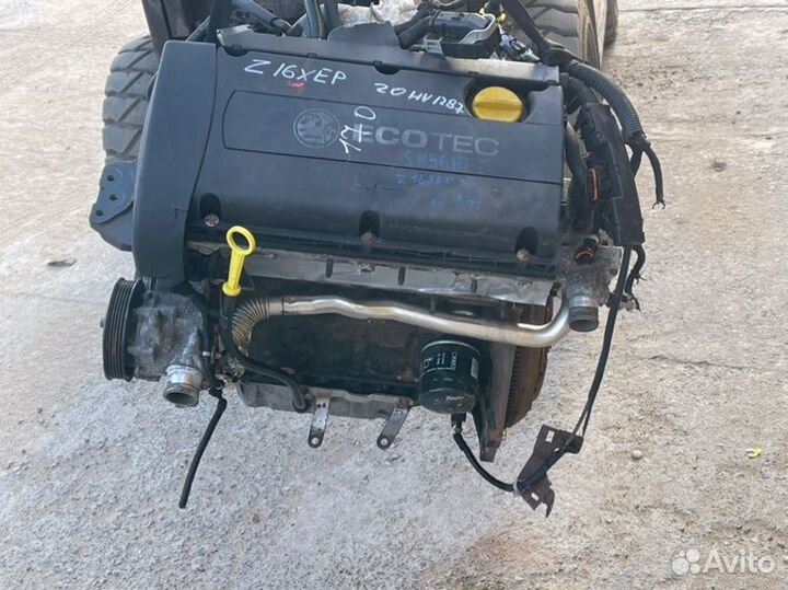 Двигатель Astra Zafira Meriva 1.6 Z16XEP Z16XE1